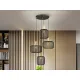 Suspensie Schuller ·Osiris· Lamp 4L., Gold-Black 910477 E27 Spania