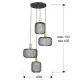 Suspensie Schuller ·Osiris· Lamp 4L., Gold-Black 910477 E27 Spania