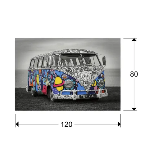 Tablou Decorativ Schuller ·Hippie· Photo, 120X80 925921 Spania