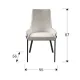 Fotoliu Schuller ·Diane· Chair, Black-White, Grey Thread 9357841 Spania
