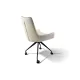 Fotoliu Schuller ·Diane· White Caster Wheel Chair, Grey Thread 935869 Spania