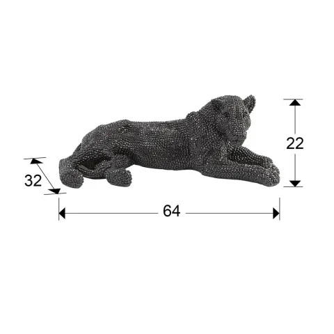 Figurina Decorativa Schuller ·Leona· Small Figure, Black 946481 Spania