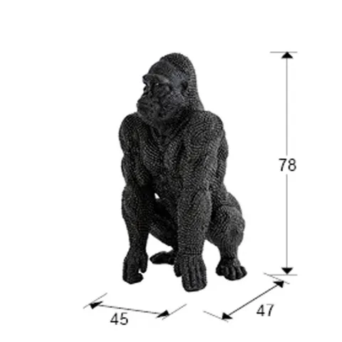 Figurina Decorativa Schuller ·Gorila· Large Figure, Black 957137 Spania