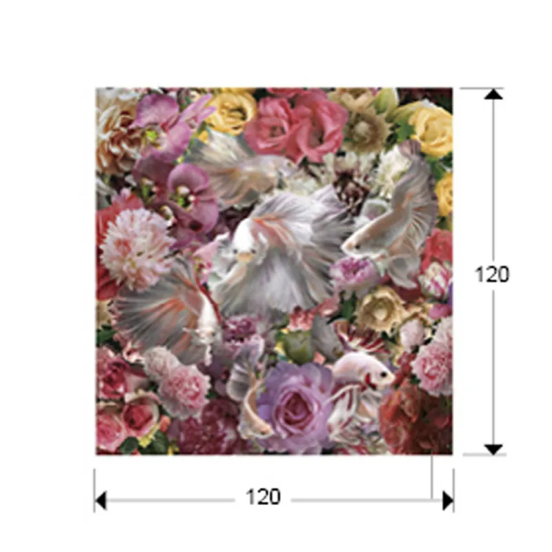 Tablou Decorativ Schuller ·Peces Luchador Siam· Photo, 120X120 987165 Spania