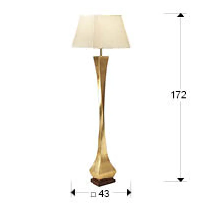Lampadar DECO Schuller E27, Foita De Aur|Maro 662514 Spania