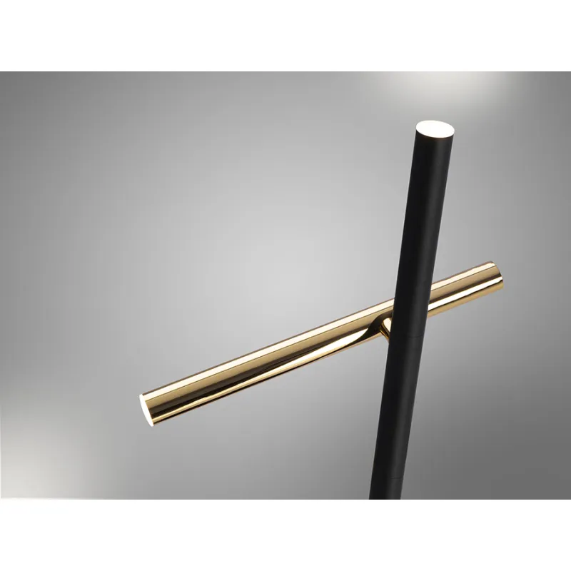 Lampadar VARAS Schuller Led, Negru Mat|Auriu 373685 Spania
