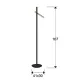 Lampadar VARAS Schuller Led, Negru Mat|Auriu 373685 Spania
