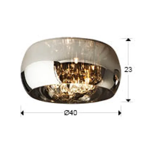 Lustra Plafon ARGOS Schuller G9, Crom 507939D Spania