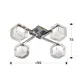 Lustra Plafon CUBE Schuller G9, Crom 183320 Spania