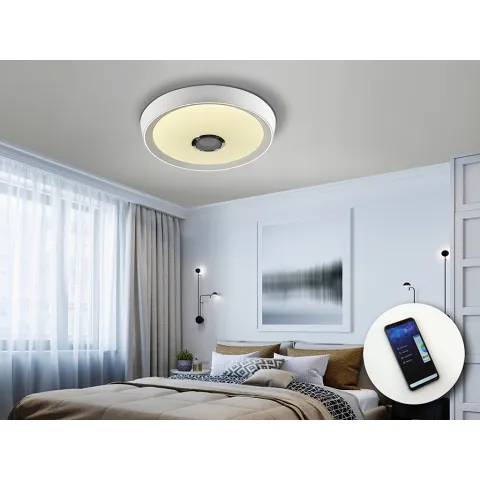 Plafoniera JAZZ Schuller Led, Alb Mat 851472 Spania