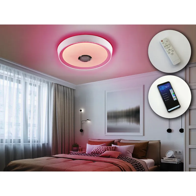 Plafoniera JAZZ Schuller Led, Alb Mat 851472 Spania