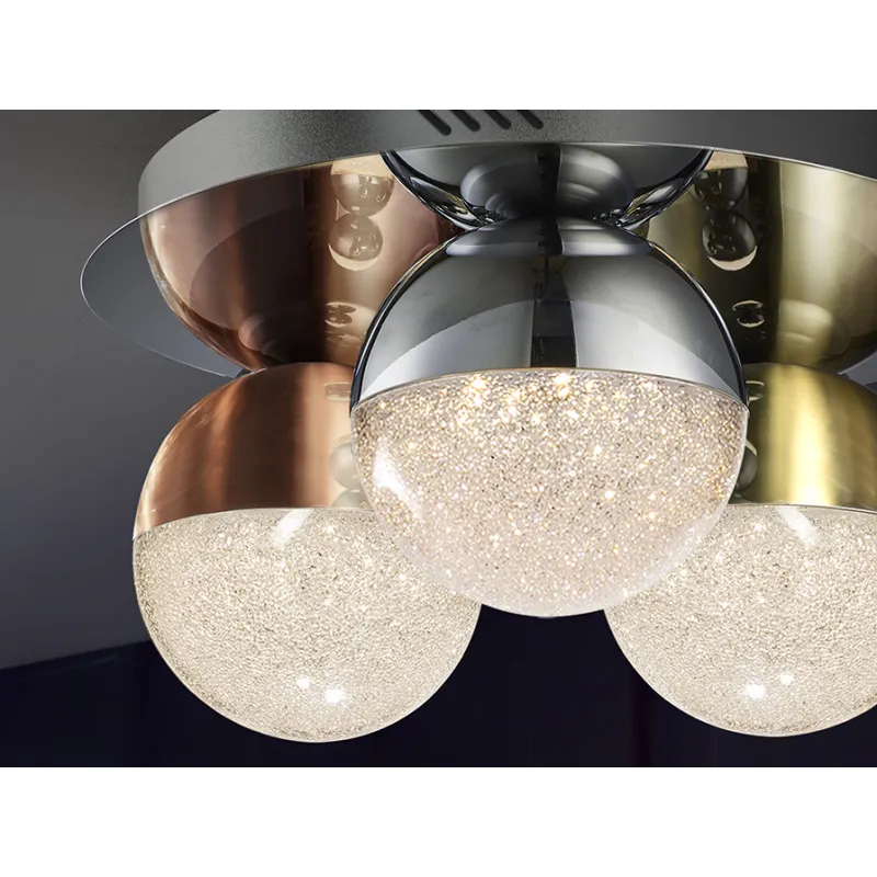 Lustra Plafon SPHERE Schuller Led, Crom|Alama|Cupru 794025 Spania