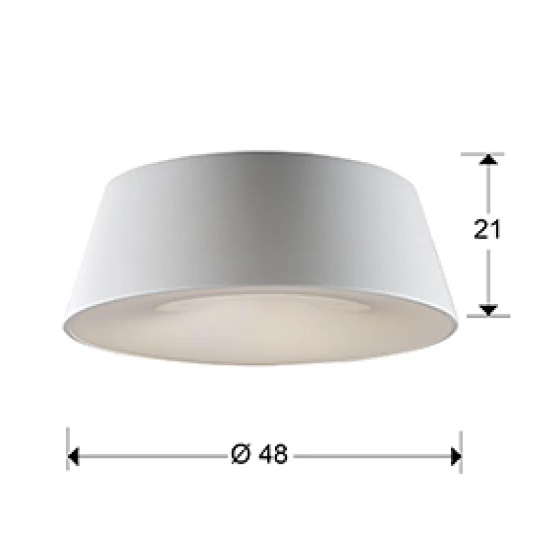 Plafoniera ZONE Schuller E27, Lacuit|Anodizat 198533 Spania