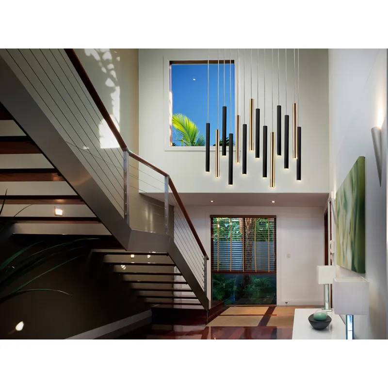 Suspensie VARAS Schuller Led, Auriu|Negru Mat 373425GD Spania