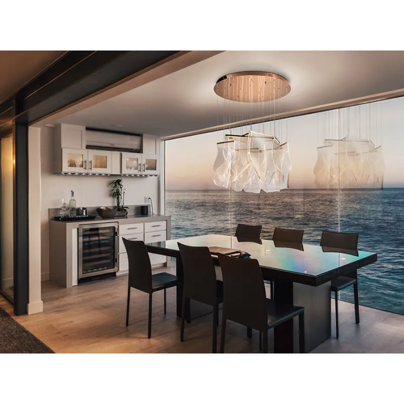 Suspensie VELOS Schuller Led, Auriu Rose 608428 Spania