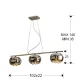 Suspensie ARGOS Schuller G9, Crom 509213 Spania