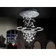 Suspensie BRUMA Schuller Led/GU10, Crom 696427 Spania