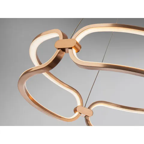 Suspensie COLETTE Schuller Led, Auriu Rose 786716 Spania