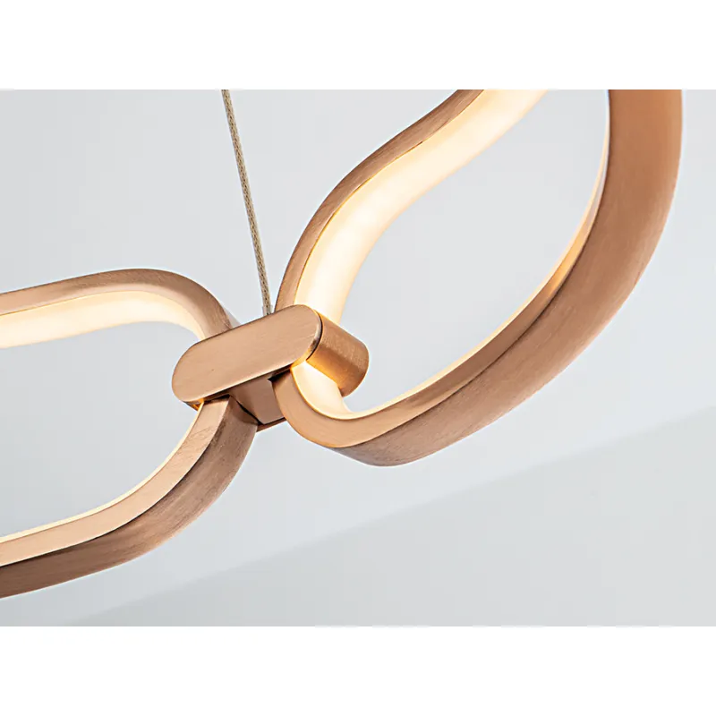Suspensie COLETTE Schuller Led, Auriu Rose 786966 Spania