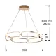Suspensie COLETTE Schuller Led, Auriu Rose 786966 Spania