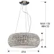 Suspensie DIAMOND Schuller G9, Crom 507514 Spania