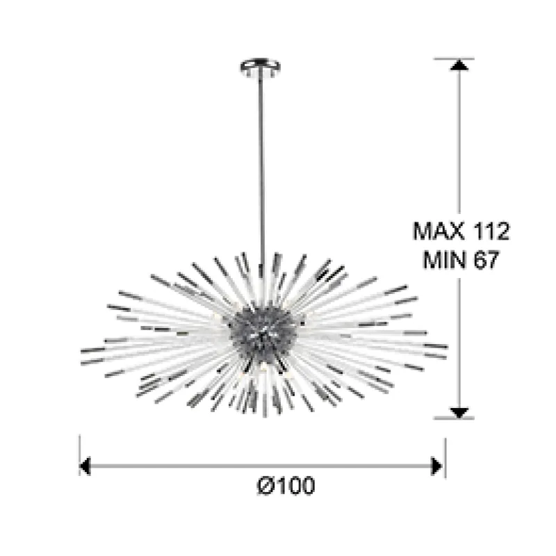 Suspensie EVASION Schuller G9, Crom 381628D Spania