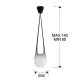 Pendul GLOBE Schuller E27, Negru 352918 Spania