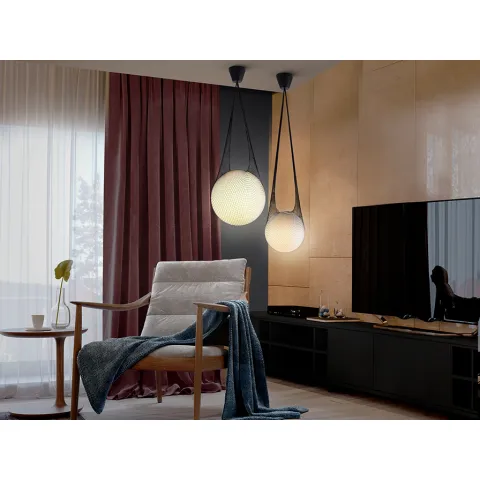 Pendul GLOBE Schuller E27, Negru 353021 Spania