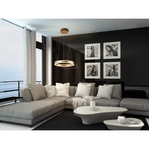 Suspensie HELIA Schuller Led, Auriu 831940 Spania