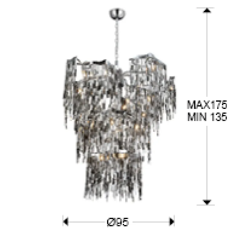 Suspensie KATIA Schuller G9, Crom 756853 Spania