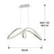 Suspensie LIA Schuller Led, Argintiu 328319 Spania