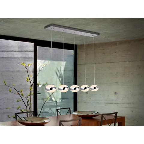 Suspensie LIPSE Schuller Led, Crom 377523 Spania