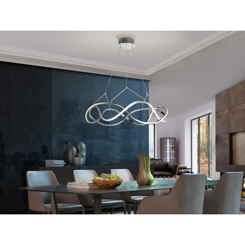 Suspensie MOLLY Schuller Led, Crom 763950 Spania