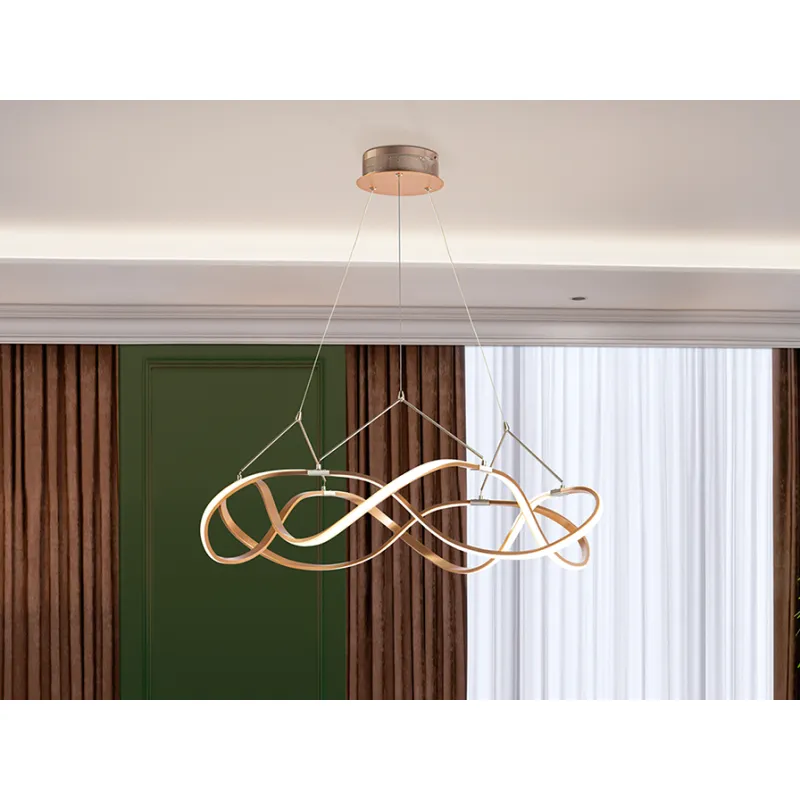 Suspensie MOLLY Schuller Led, Auriu Rose 763967 Spania