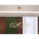 Suspensie MOLLY Schuller Led, Auriu Rose 763967 Spania