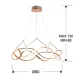 Suspensie MOLLY Schuller Led, Auriu Rose 763967 Spania