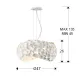 Suspensie NARISA Schuller G9, Alb Mat 266290 Spania