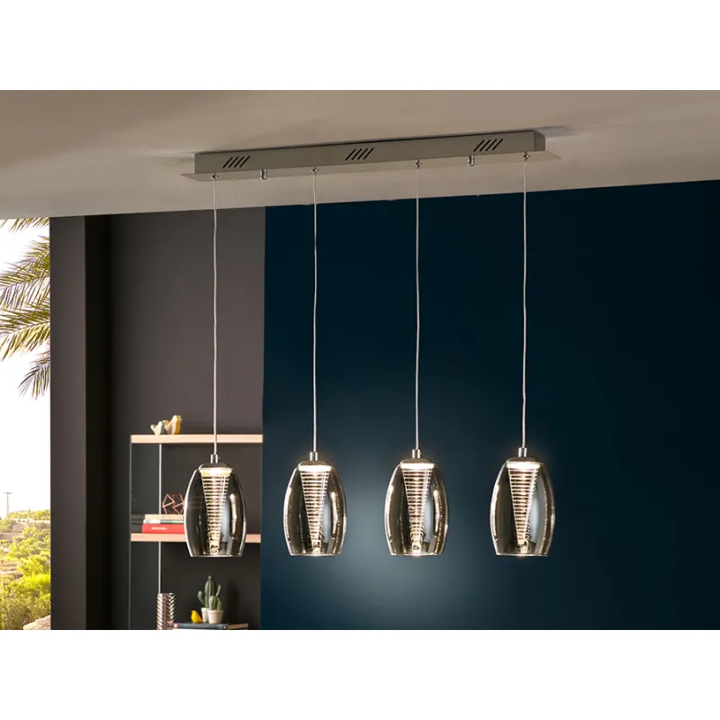 Suspensie NEBULA Schuller Led, Crom 584214 Spania