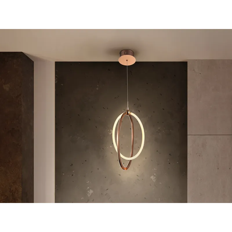 Suspensie OCELLIS Schuller Led, Auriu Rose 814263 Spania