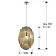 Pendul OVILA Schuller E27, Crom 752091 Spania