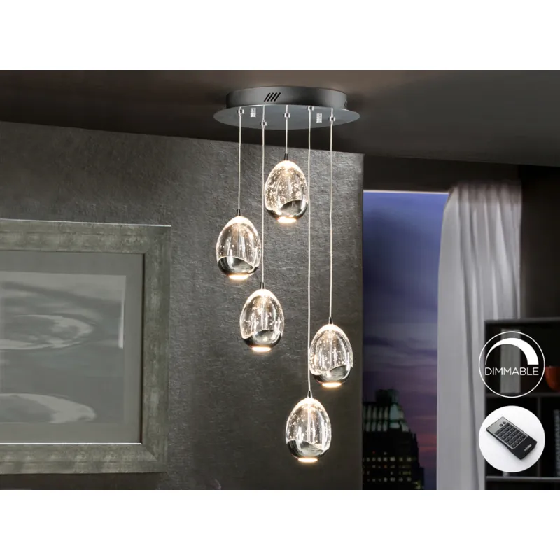 Suspensie ROCIO Schuller Led, Crom 783517D Spania