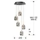 Suspensie ROCIO Schuller Led, Crom 783517D Spania