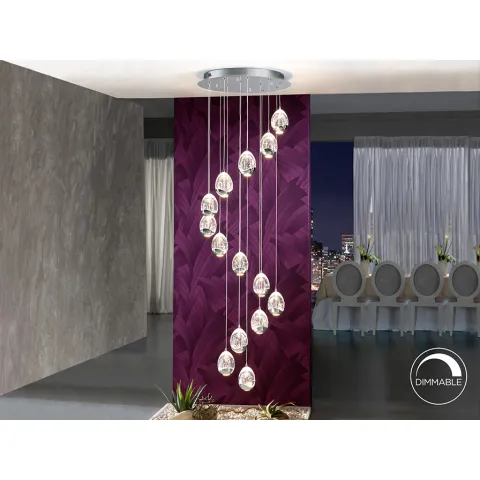 Suspensie  Schuller Led, Crom 785635B Spania