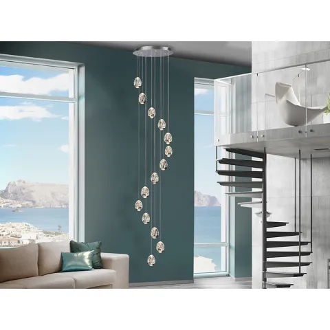 Suspensie  Schuller Led, Crom 785635GB Spania