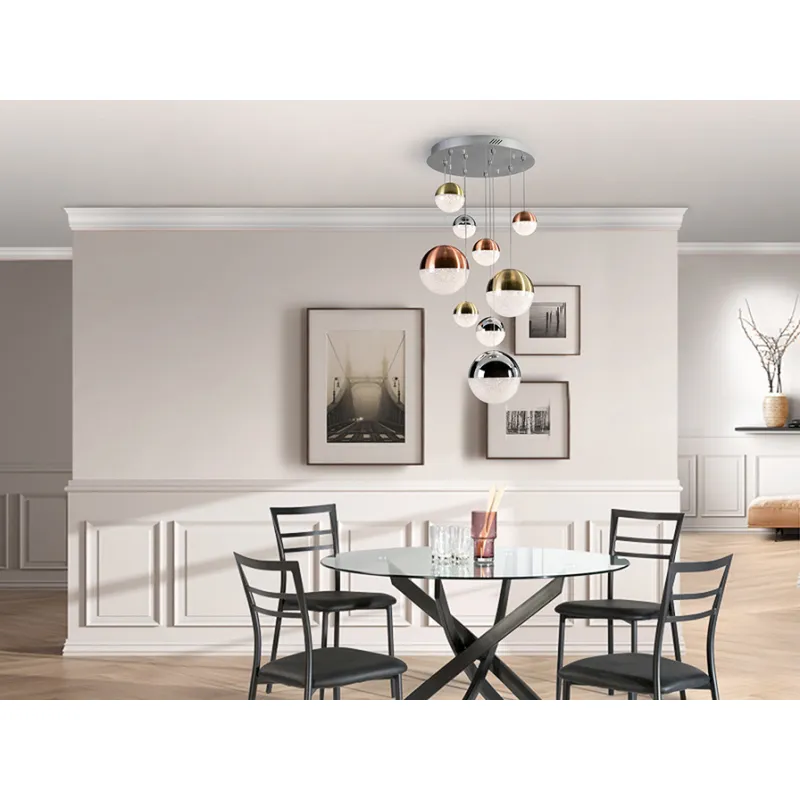 Suspensie  Schuller Led, Cupru|Alama Satinata|Crom 793091B Spania