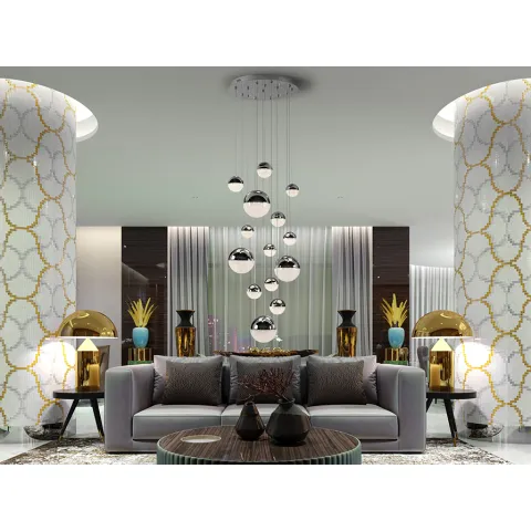 Suspensie  Schuller Led, Crom 793269GB Spania