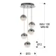 Suspensie SPHERE Schuller Led, Crom 793523 Spania