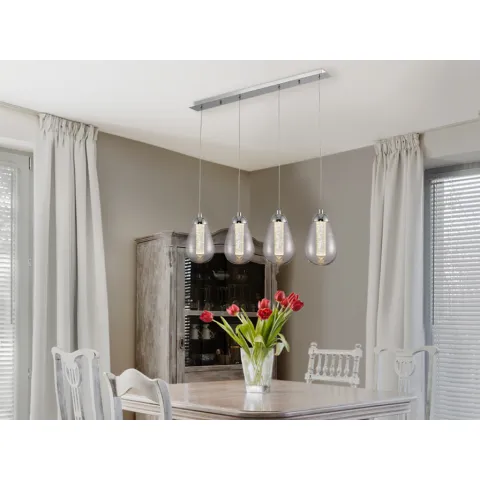 Suspensie TACCIA Schuller Led, Crom 394460 Spania