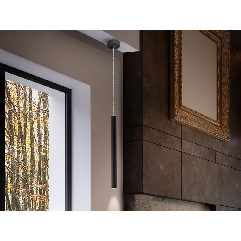 Pendul Tehnic VARAS Schuller Led, Negru Mat 373067 Spania