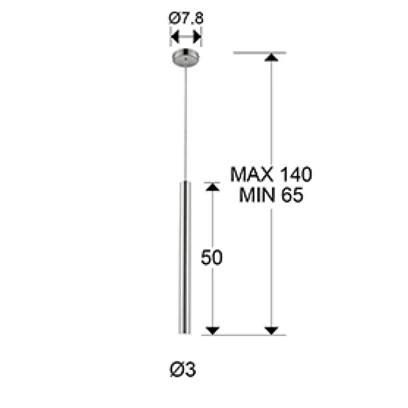 Pendul VARAS Schuller Led, Crom 373084 Spania